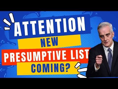 New Presumptive List Coming? DOD Air Force VA partnership. #va #compensation