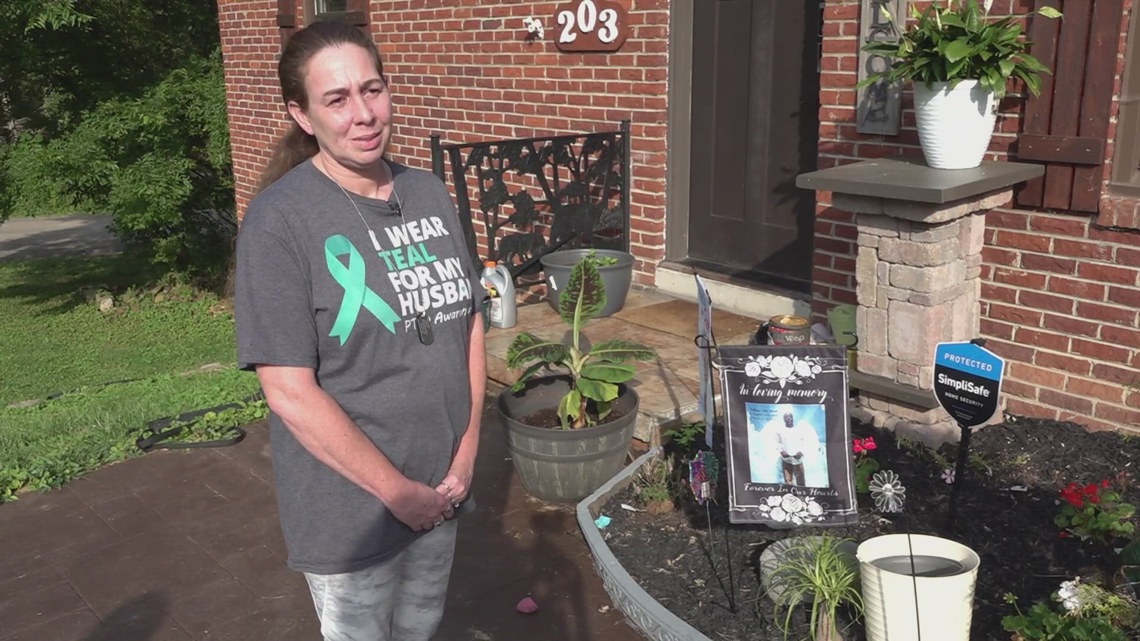 Widow calls for help for veterans with PTSD, after traumatic episode led to her husband being shot by police