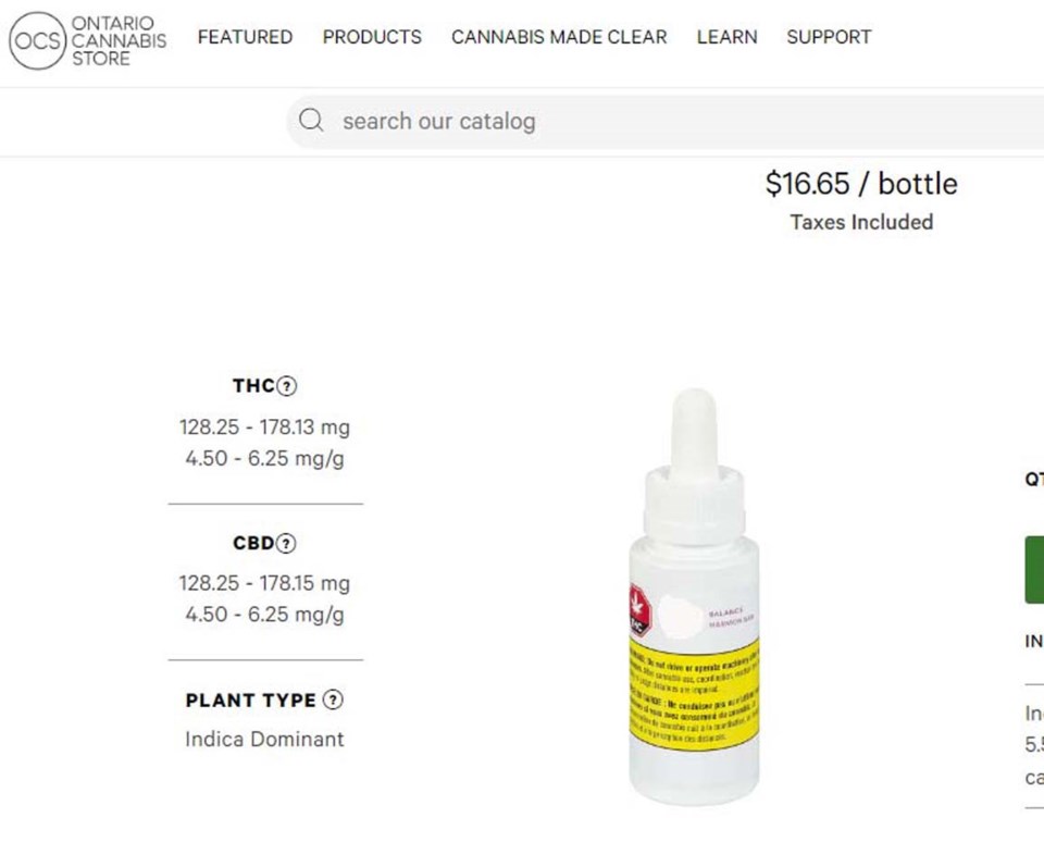 Lab testing shows THC levels wrong on 40% of oils sold by Ontario Cannabis Store