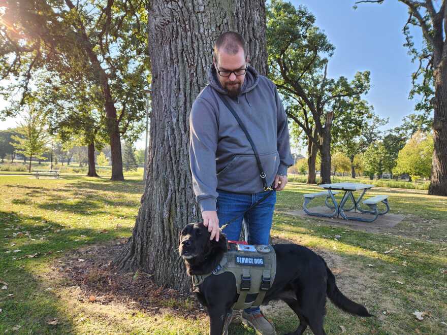 Service dogs are helping veterans with PTSD. A new bill would help expand access