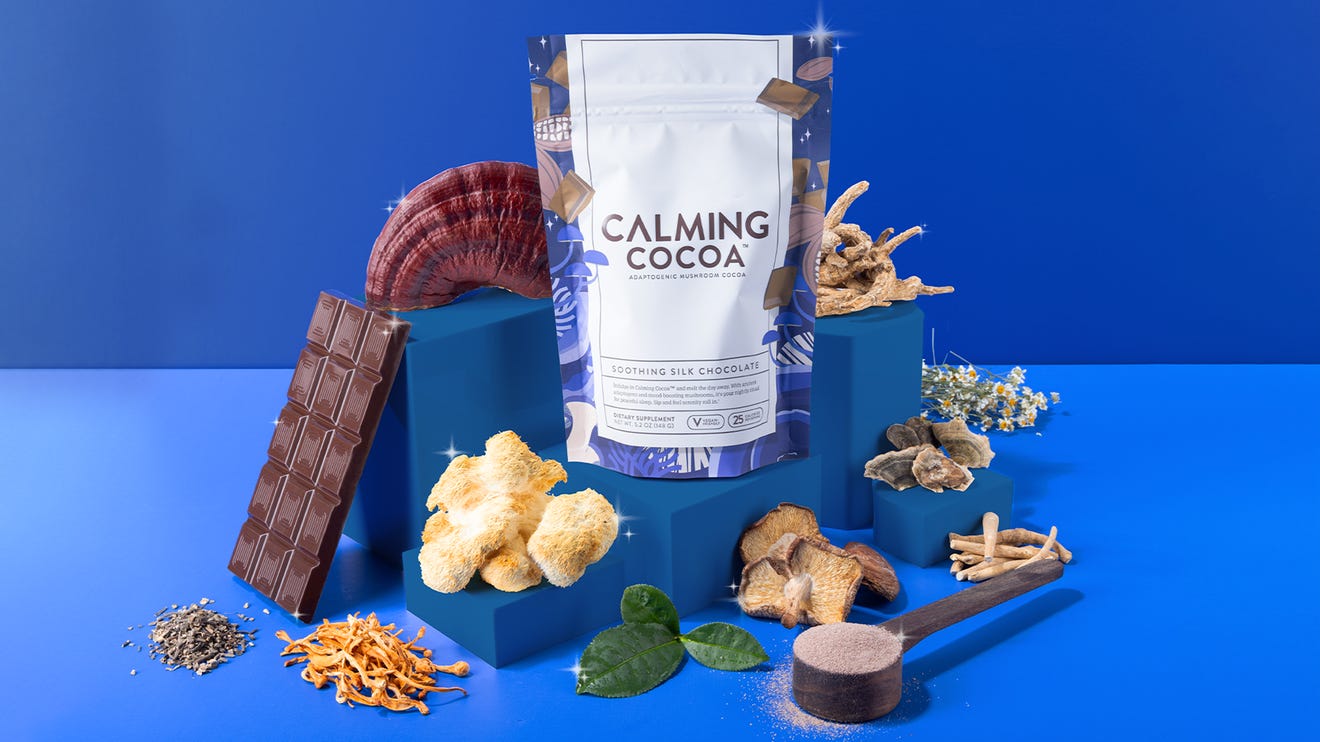 Explore the sleep aid mushroom-infused hot chocolate