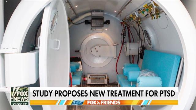 Veterans' PTSD symptoms could improve with hyperbaric oxygen therapy, study shows
