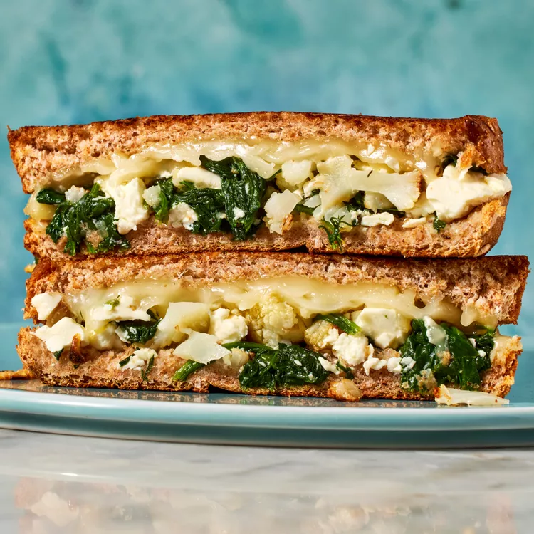 Cauliflower Spanakopita Melt Is the Plant-Based Sandwich of Your Dreams