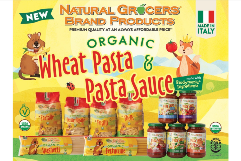 Natural Grocers adds pastas and sauces