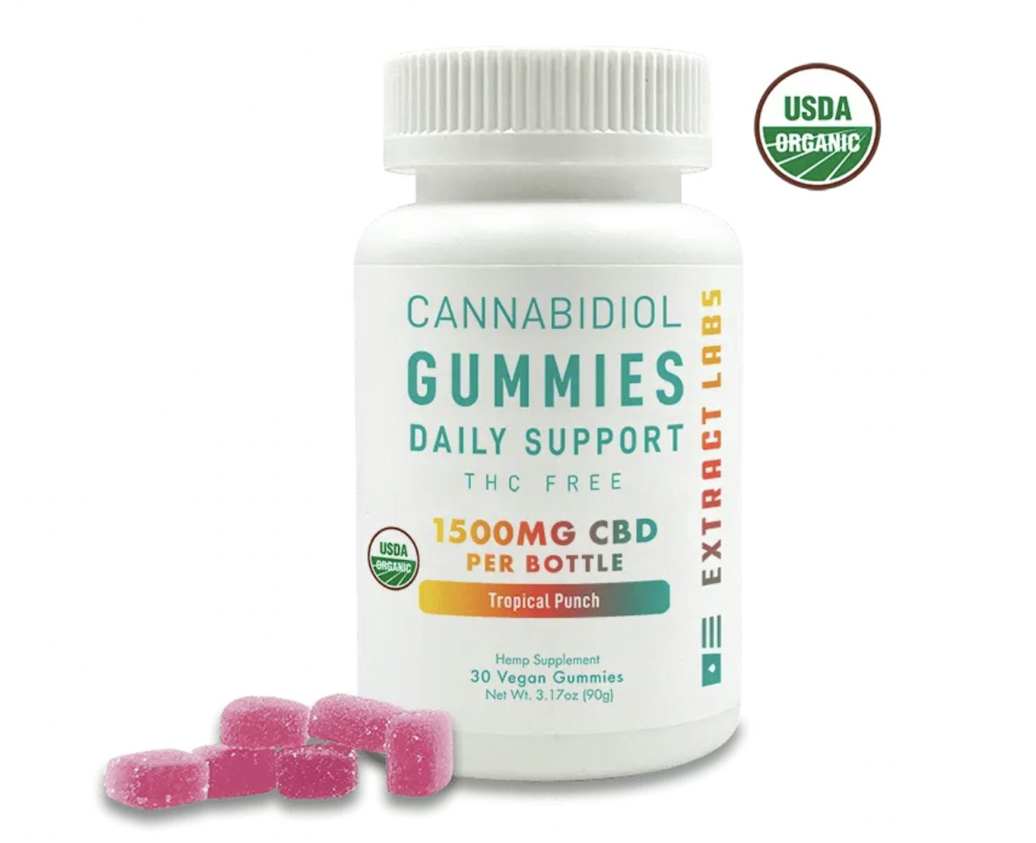 CBD Isolate Gummies—Extract Labs, Colorado, USA, 2024